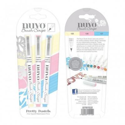 Tonic Studios Nuvo Brush Script Pens - Pretty Pastels